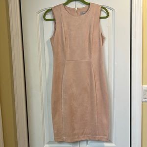 Calvin Kkein blush sleeveless sheath dress